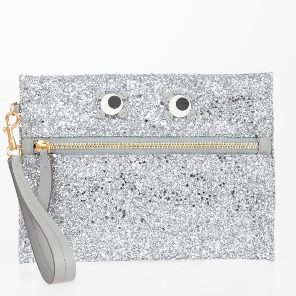 Anya Hindmarch Glitter Circulus Eyes Clutch EUC - Picture 6 of 16